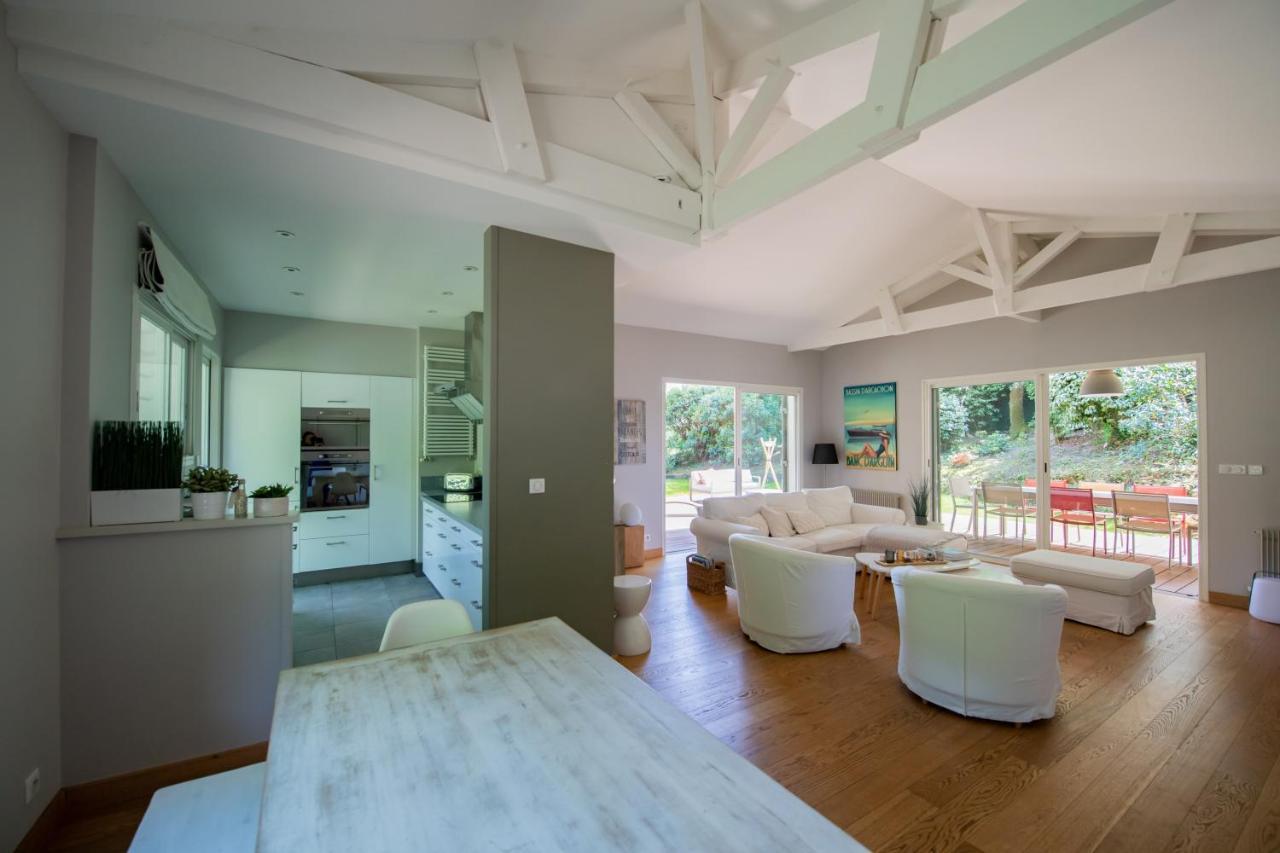 Villa Spacieuse A Arcachon, Proche Plages, Jardin Εξωτερικό φωτογραφία
