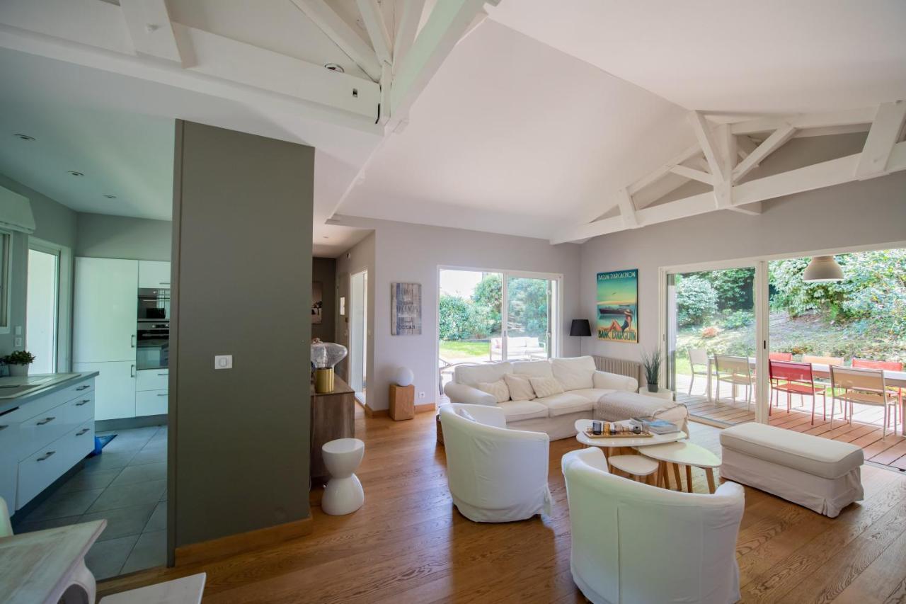 Villa Spacieuse A Arcachon, Proche Plages, Jardin Εξωτερικό φωτογραφία